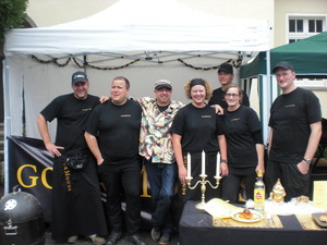 Teamphoto mit Helmut Zerlett von links nach rechts: Dirk, Dennis, Helmut Zerlett, Sabrina, Mathias, Hannah und Thorsten