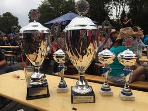 Pokal Gesamstsieg, 3 Pokale für die Gänge und der Helmut Jurende Wanderpokal