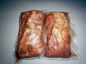 Vakkuumierter und Gewürzter Lachs