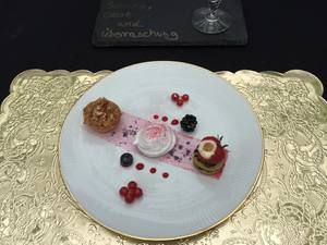 Tellerbild Dessert
