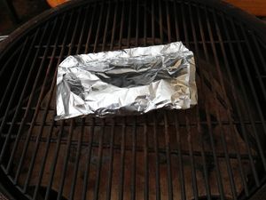 Grillgemüse Alu-Täschchen auf dem Grill