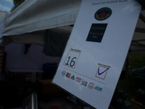 Startnummer 16 an unserem Pavillon